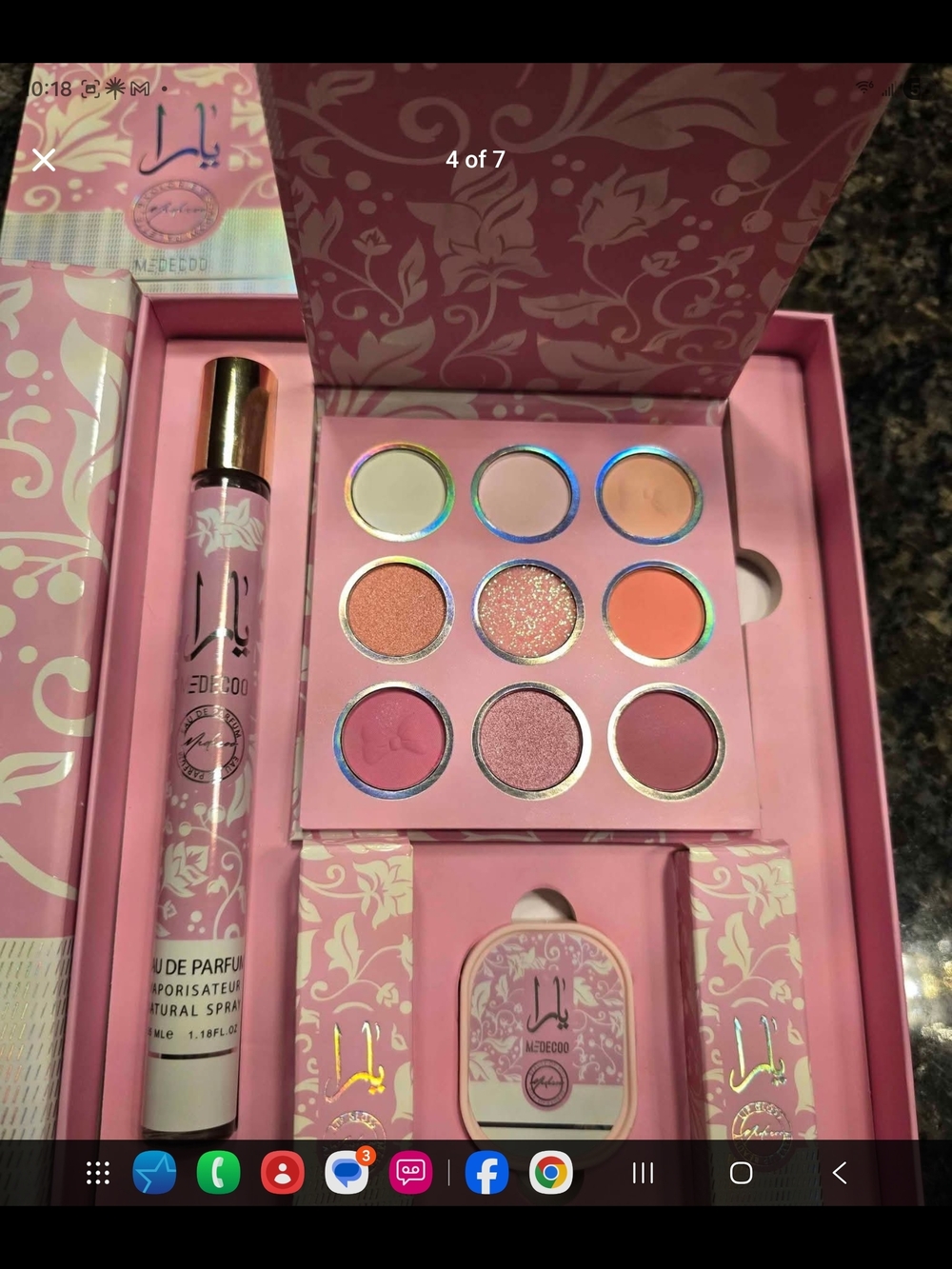 New Unopened Yara Medecoo Makeup Set With Perfume